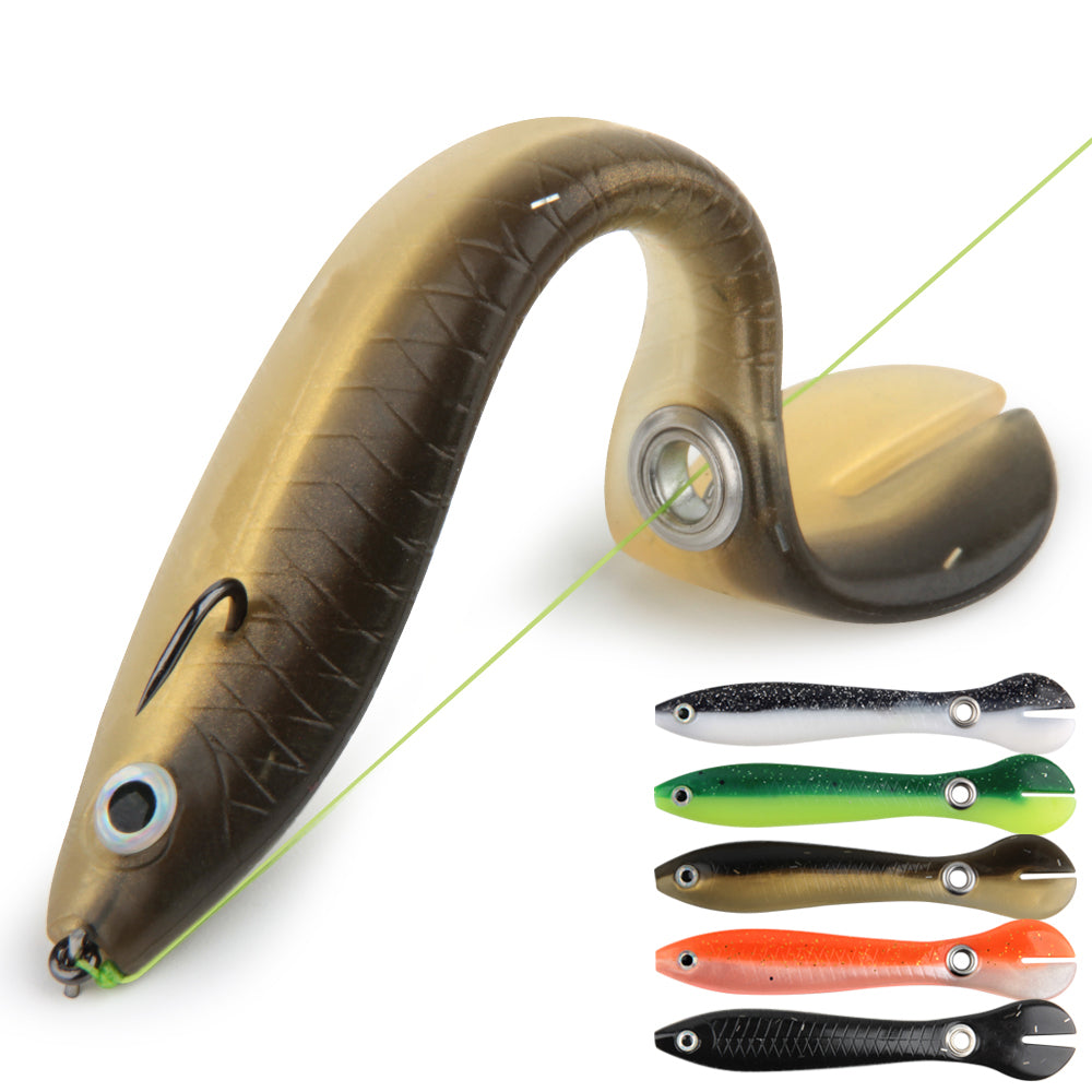 Realistic Bouncing Fishing Lure with Slip Mechanism for Bass, Trout, and Pike - Ideal for Spring and Autumn Fishing