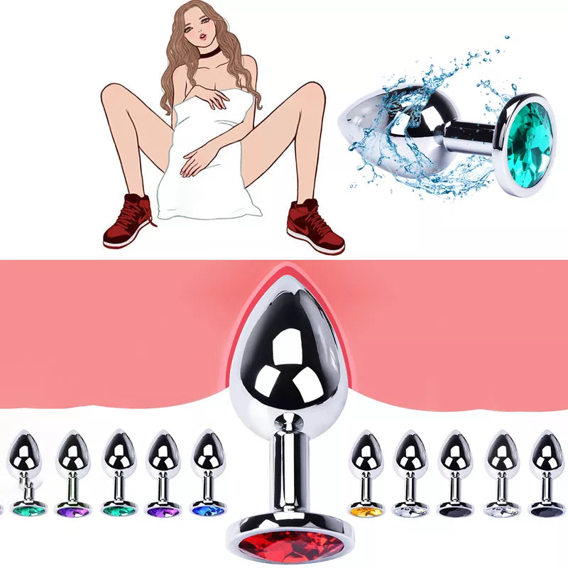 Experience Ultimate Pleasure with our Stainless Steel Anal Toys - Perfect for Beginners and Experienced Users - Fast Shipping and Discreet Packaging!