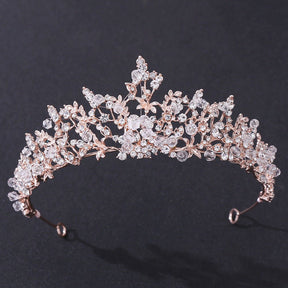 Bridal Jewelry Exquisite Handmade Crystal Crown - StylishShop