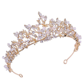 Bridal Jewelry Exquisite Handmade Crystal Crown - StylishShop