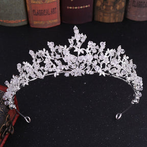 Bridal Jewelry Exquisite Handmade Crystal Crown - StylishShop