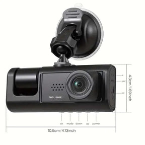 Cameras Dash Cams with IR Night Vision Loop Recording and 2" IPS Screen Full HD 1080P - StylishShop