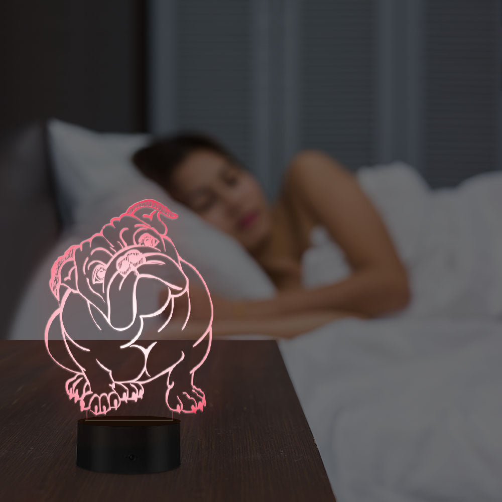 Dog LED Acrylic Small Night Light 295g - StylishShop