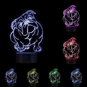 Dog LED Acrylic Small Night Light 295g - StylishShop