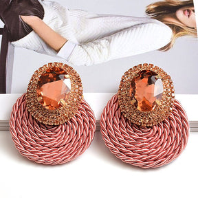 Earrings New Color Crystal Diamond Jewelry - StylishShop