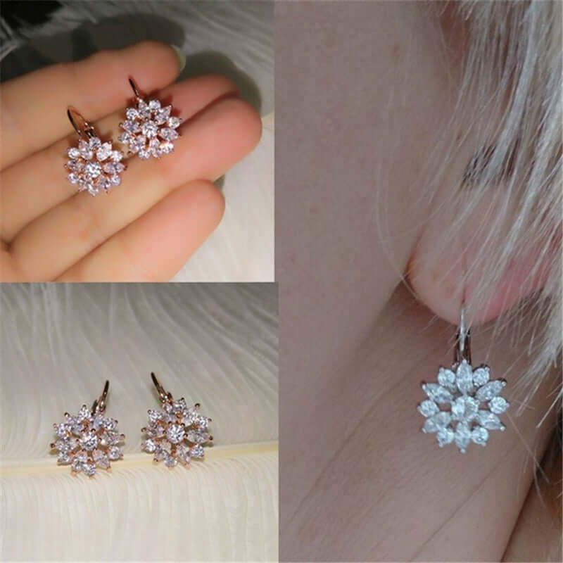 Fashion Ear Jewelry Rhinestone SUNFLOWER - StylishShop