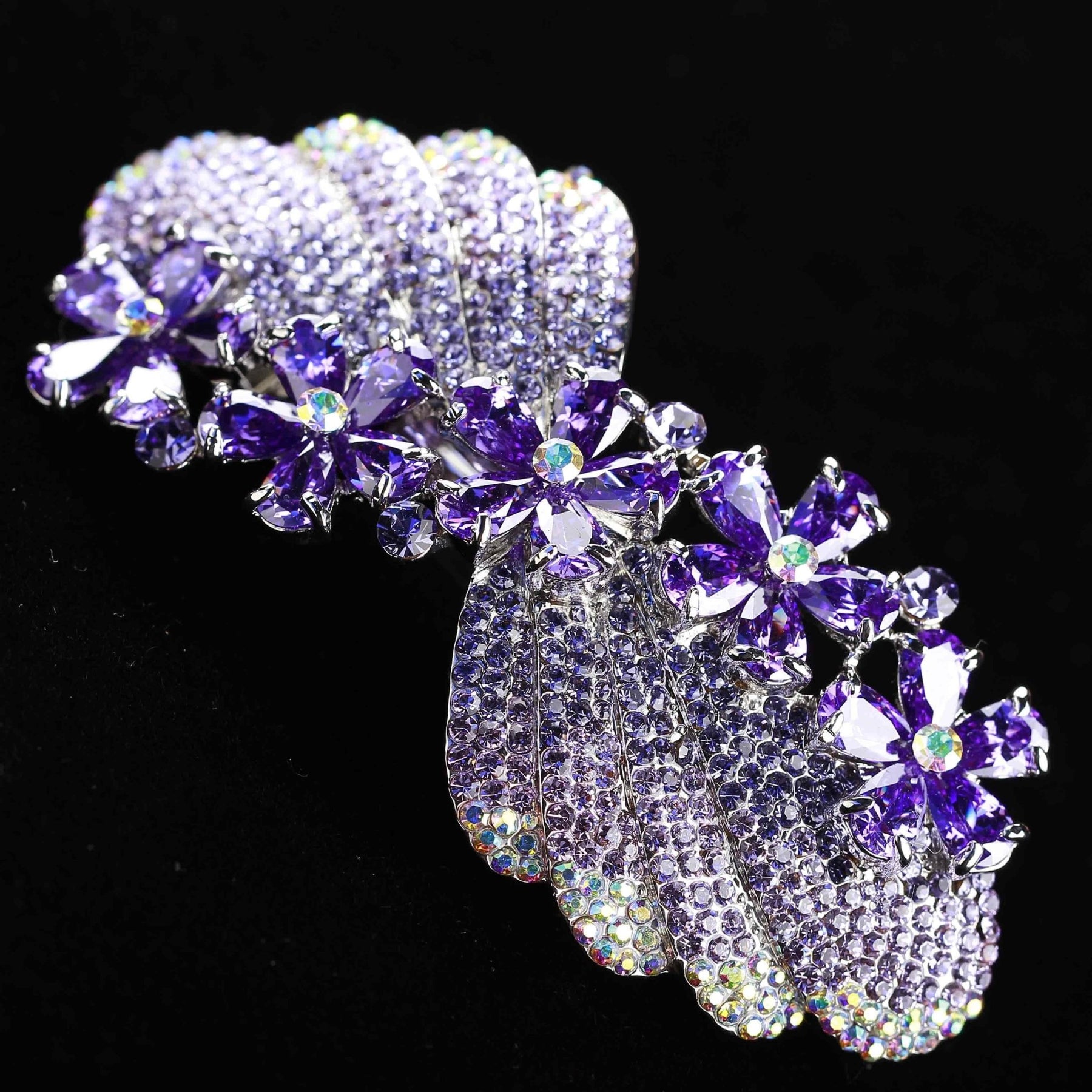 Fashion Rhinestone Bow Hairpin Jewelry - StylishShop