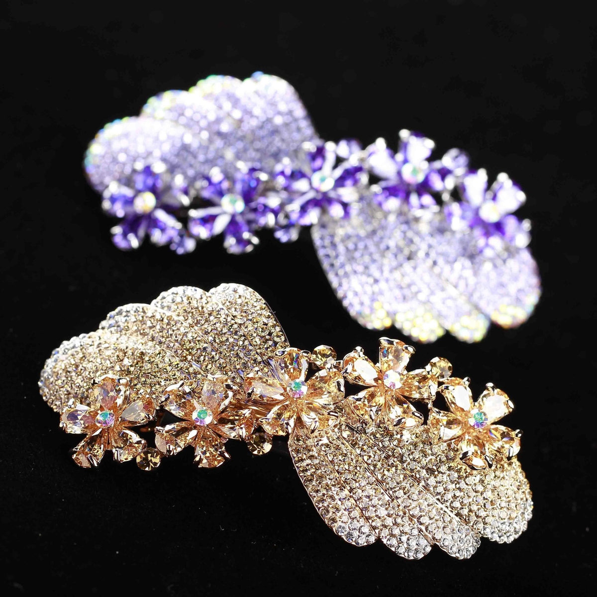 Fashion Rhinestone Bow Hairpin Jewelry - StylishShop