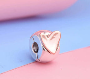 Jewelry Rose Golden Heart Bead - StylishShop