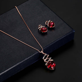 Jewelry Set Bridal Necklace Earrings Fashion Jewelry Set - StylishShop