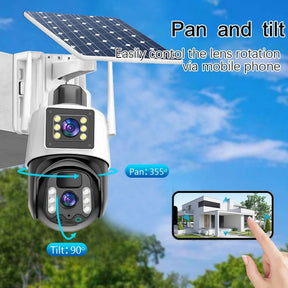 Linook v380 Pro 8MP 4K, solar wireless CCTV camera, 10X magnification, - StylishShop