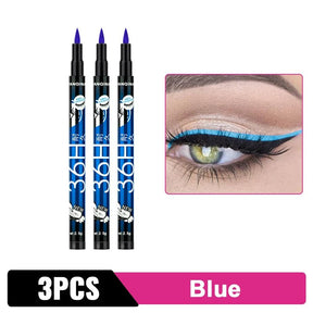 Long - Lasting Waterproof Black Eyeliner Pencil - Quick - Dry, No Blooming - 36H Wear - Professional/Home Use - StylishShop