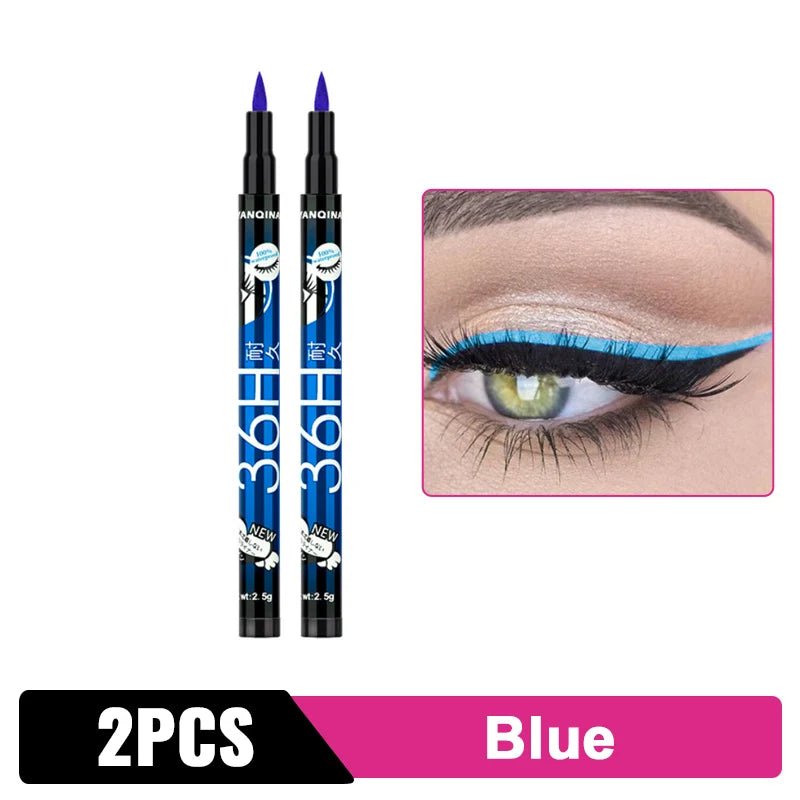 Long - Lasting Waterproof Black Eyeliner Pencil - Quick - Dry, No Blooming - 36H Wear - Professional/Home Use - StylishShop