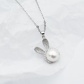 Luxury Cute Rabbit With Pearl Jewelry - StylishShop