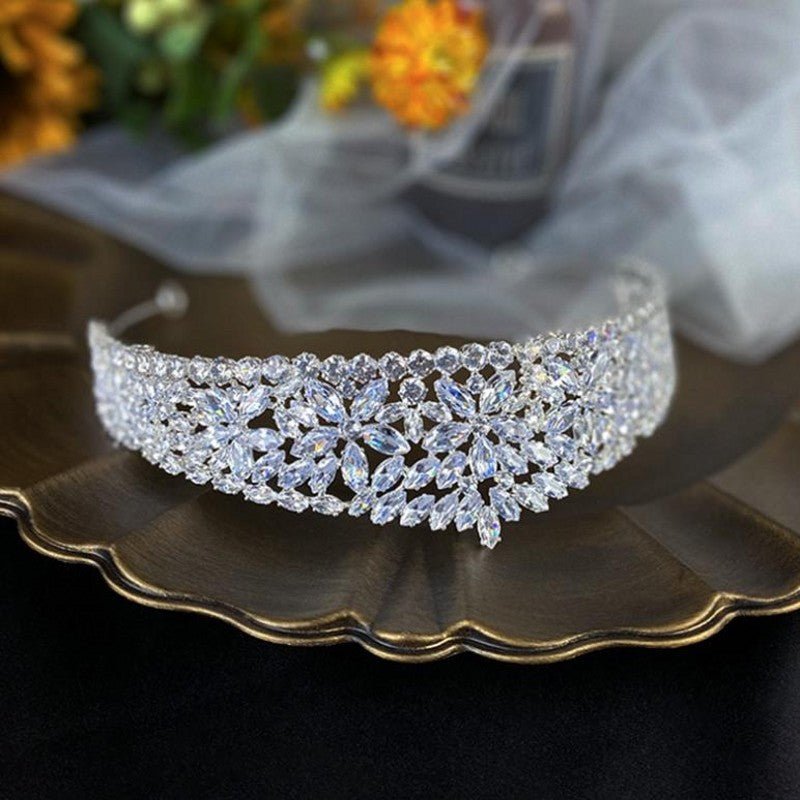 Luxury New Queen's Zircon Crown Jewelry - StylishShop