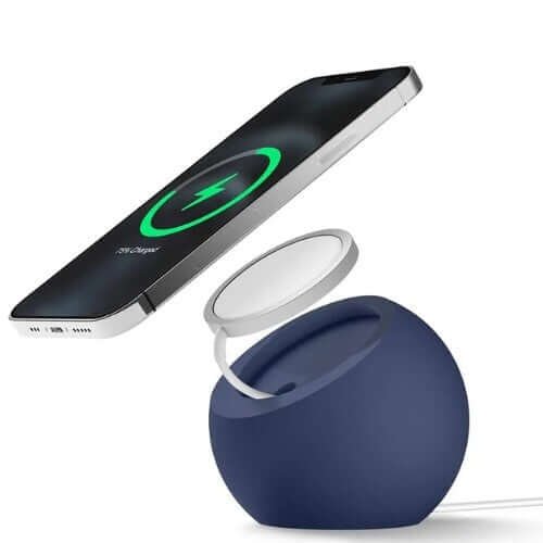 Magnetic Wireless Charger Stand Holder Mini Silicone Ball Shape Charging Dock Station Base - StylishShop