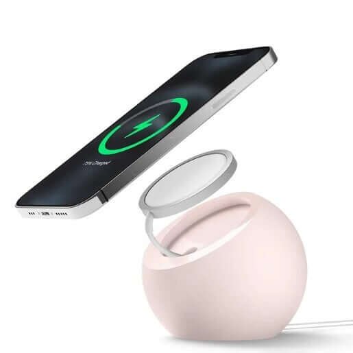 Magnetic Wireless Charger Stand Holder Mini Silicone Ball Shape Charging Dock Station Base - StylishShop