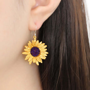 Niche Sunflower Ear Hook Jewelry - StylishShop