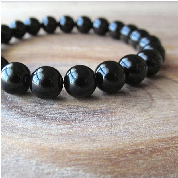 Onyx Elegance: Stunning Black Bracelet - StylishShop