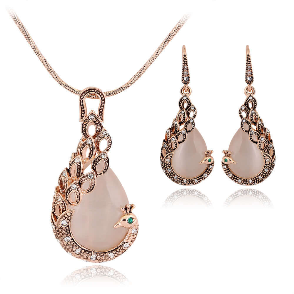 Peacock Jewelry Set - StylishShop