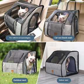 Portable Foldable Car Waterproof And Hard - wearing Pet Cage Waterproof Thickened Dog Mat Car Pet Mat - StylishShop