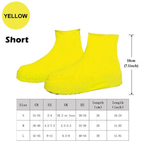 Premium Waterproof Silicone Shoe Covers - Non - Slip, Reusable, Anti - Slip - Ideal for Outdoor Rainy Days - StylishShop