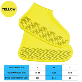 Premium Waterproof Silicone Shoe Covers - Non - Slip, Reusable, Anti - Slip - Ideal for Outdoor Rainy Days - StylishShop