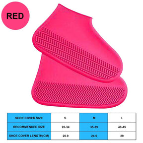 Premium Waterproof Silicone Shoe Covers - Non - Slip, Reusable, Anti - Slip - Ideal for Outdoor Rainy Days - StylishShop