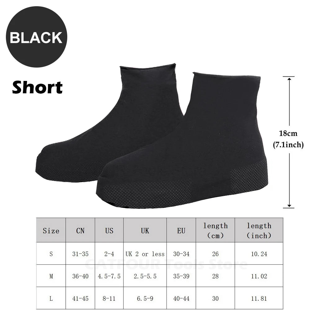 Premium Waterproof Silicone Shoe Covers - Non - Slip, Reusable, Anti - Slip - Ideal for Outdoor Rainy Days - StylishShop