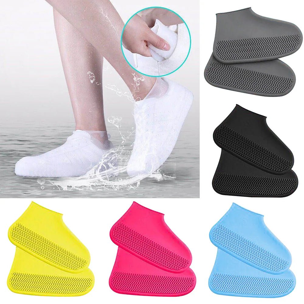 Premium Waterproof Silicone Shoe Covers - Non - Slip, Reusable, Anti - Slip - Ideal for Outdoor Rainy Days - StylishShop