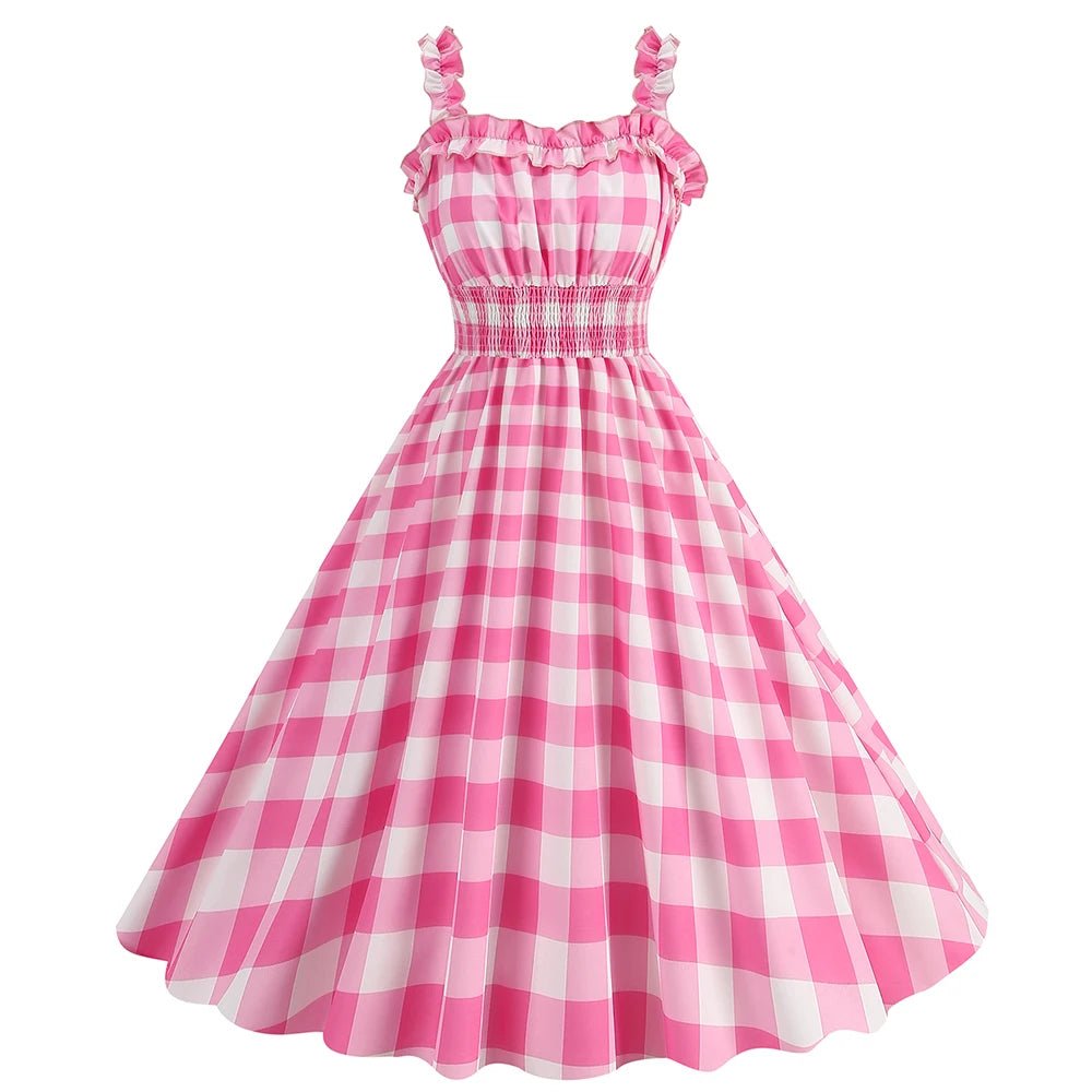 Retro Plaid Vintage Dresses From the 50s, 60s and 70s - StylishShop