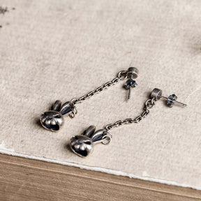 Retro Silver Rabbit Eardrop Jewelry - StylishShop