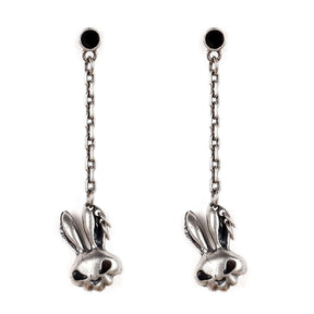 Retro Silver Rabbit Eardrop Jewelry - StylishShop