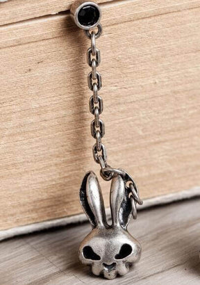 Retro Silver Rabbit Eardrop Jewelry - StylishShop