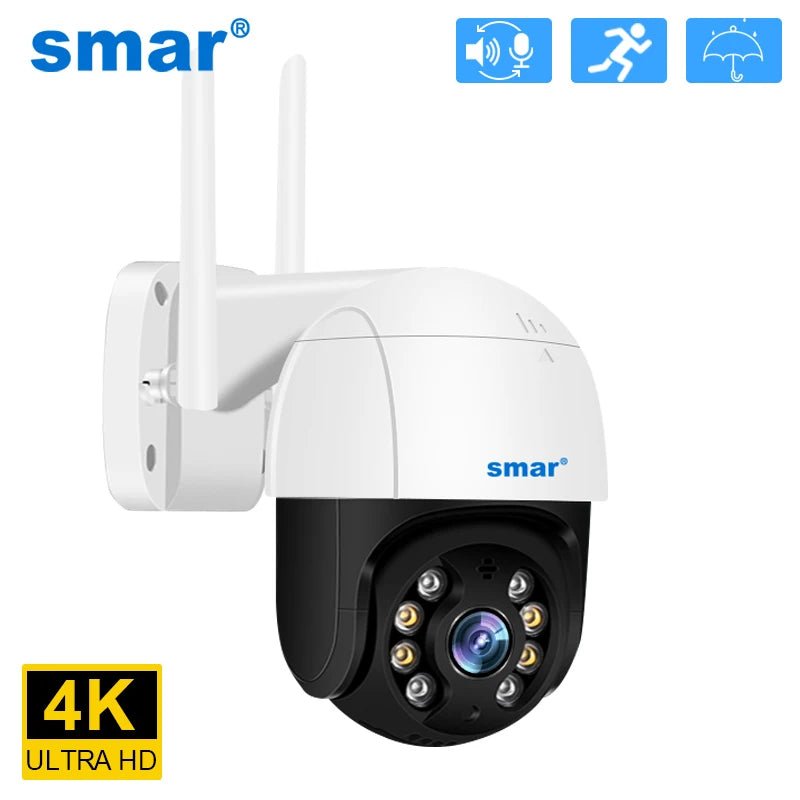 Smar 4K 8MP Wifi PTZ Camera 5x Digital Zoom AI Human Detect ONVIF - StylishShop