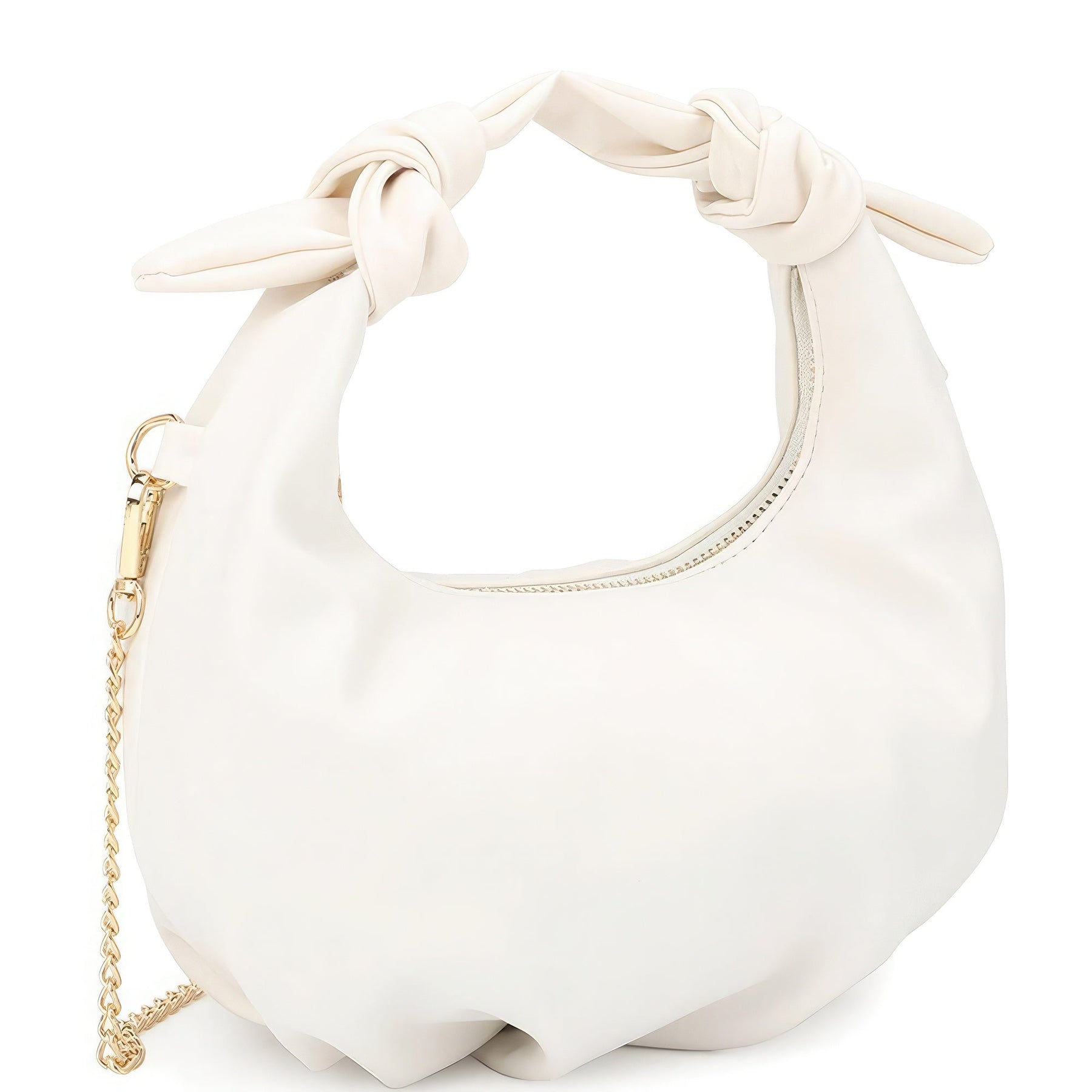 Smooth Round Handle Zipper Bag - StylishShop