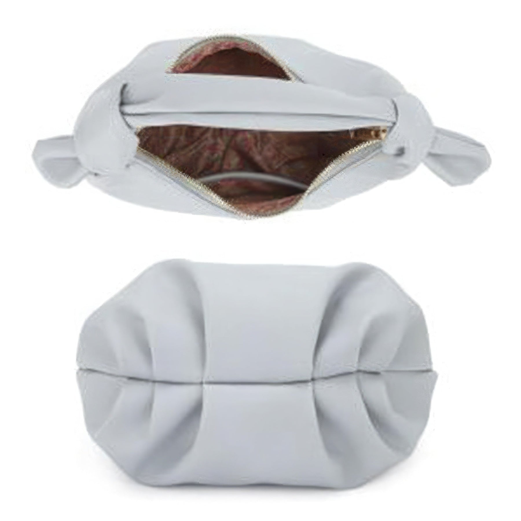 Smooth Round Handle Zipper Bag - StylishShop