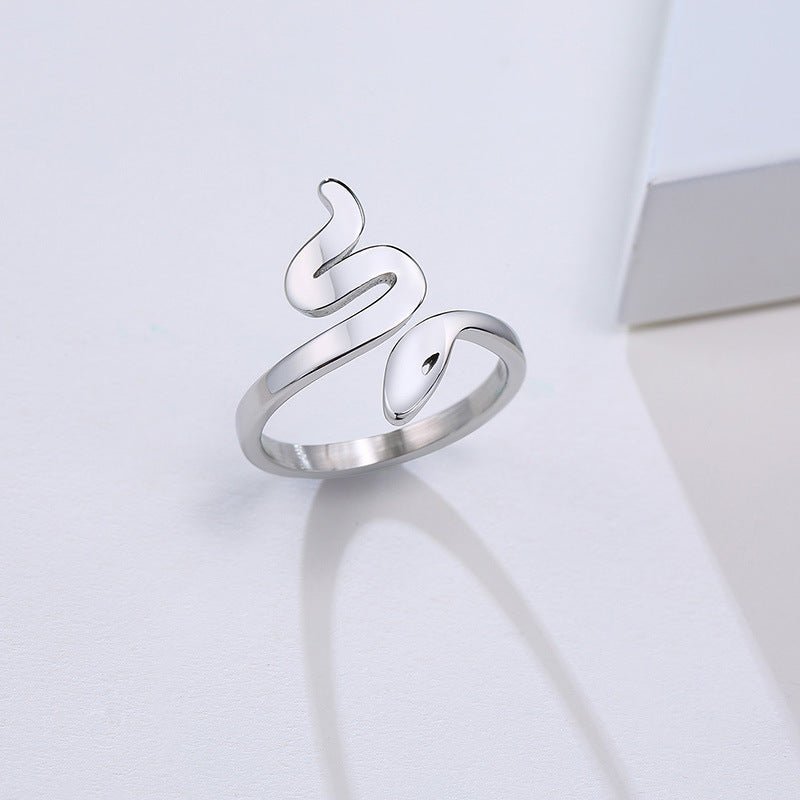 Stainless steel snake ring - StylishShop