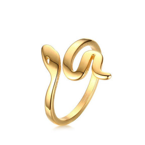 Stainless steel snake ring - StylishShop