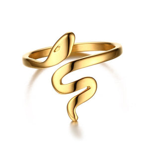 Stainless steel snake ring - StylishShop