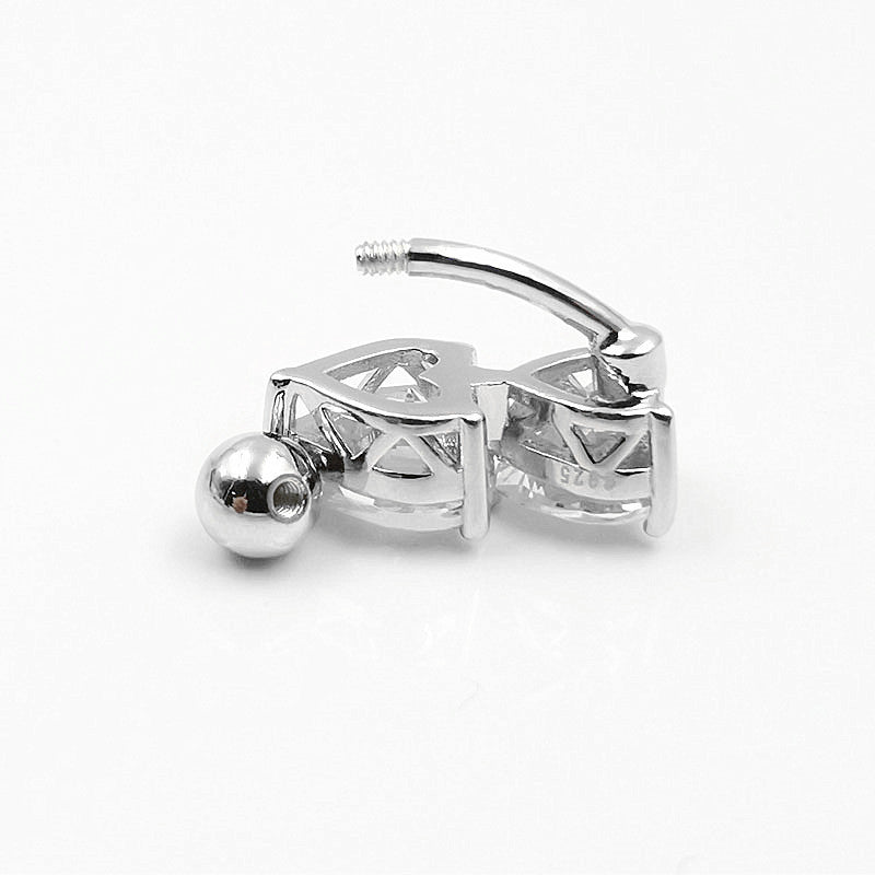 Sterling Silver Belly Button Piercing Jewelry - StylishShop