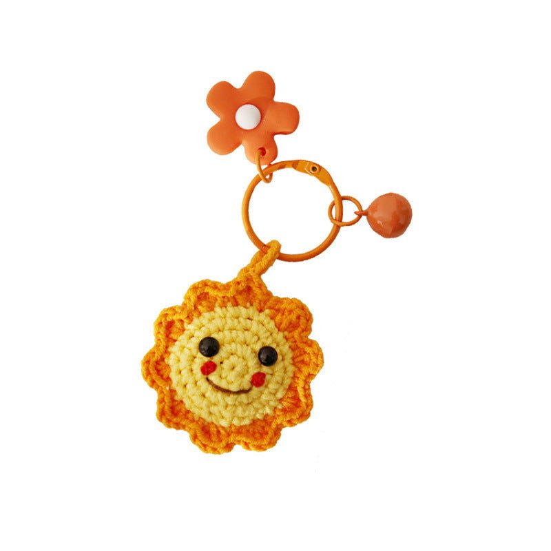 Sunflower Knitted Pendant Jewelry Cute Handmade - StylishShop