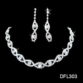 Two pieces of jewelry set, fashion bride jewelry set, electroplating alloy elegant jewelry factory direct sales - StylishShop