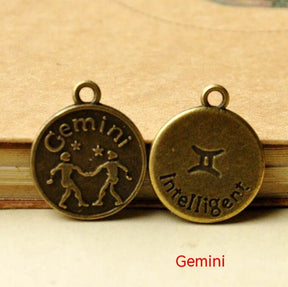 Vintage Jewelry Accessories 12 Constellation Jewelry Material Tag - StylishShop