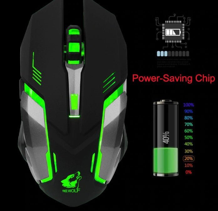 Wireless Ergonomic Mouse with Advanced Optical Sensor - StylishShop