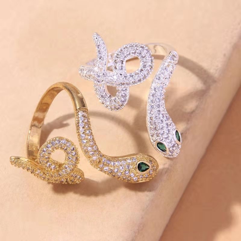 Zodiac Design Diamond Ring Ins Tide Index Finger Ring Ring - StylishShop